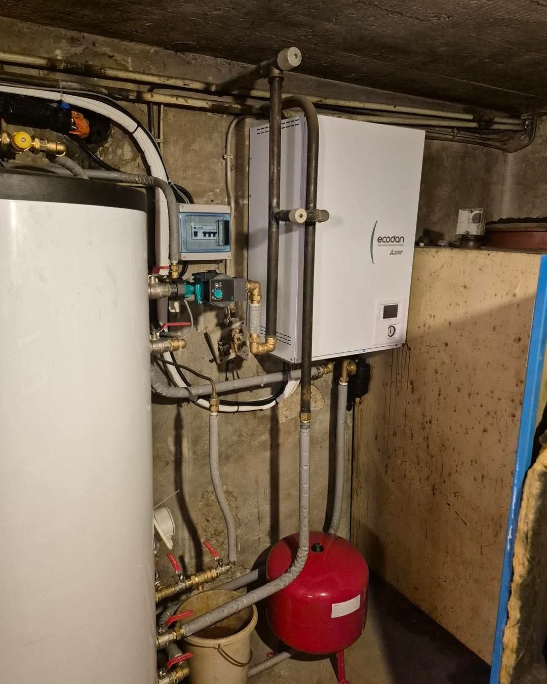 Installation avant les travaux de rénovation énergétique à Charvieu-Chavagneux